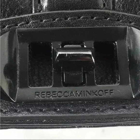 Rebecca Minkoff Black Quilted Leather Crossbody Bag - 9x7 Chain Strap - Picture 13 of 13